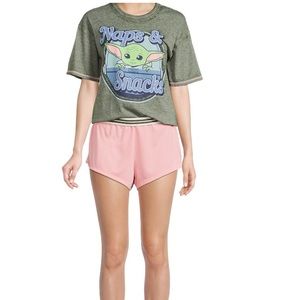 Star Wars women’s 3pc pajama set size L (12-14)